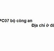 V06 Bộ Công An Địa Chỉ Ở Đâu